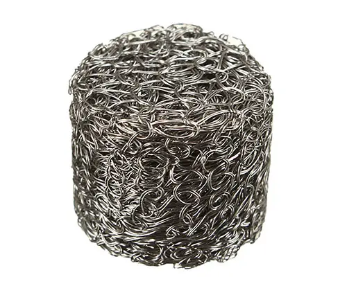 Compressed Knitted Wire Mesh